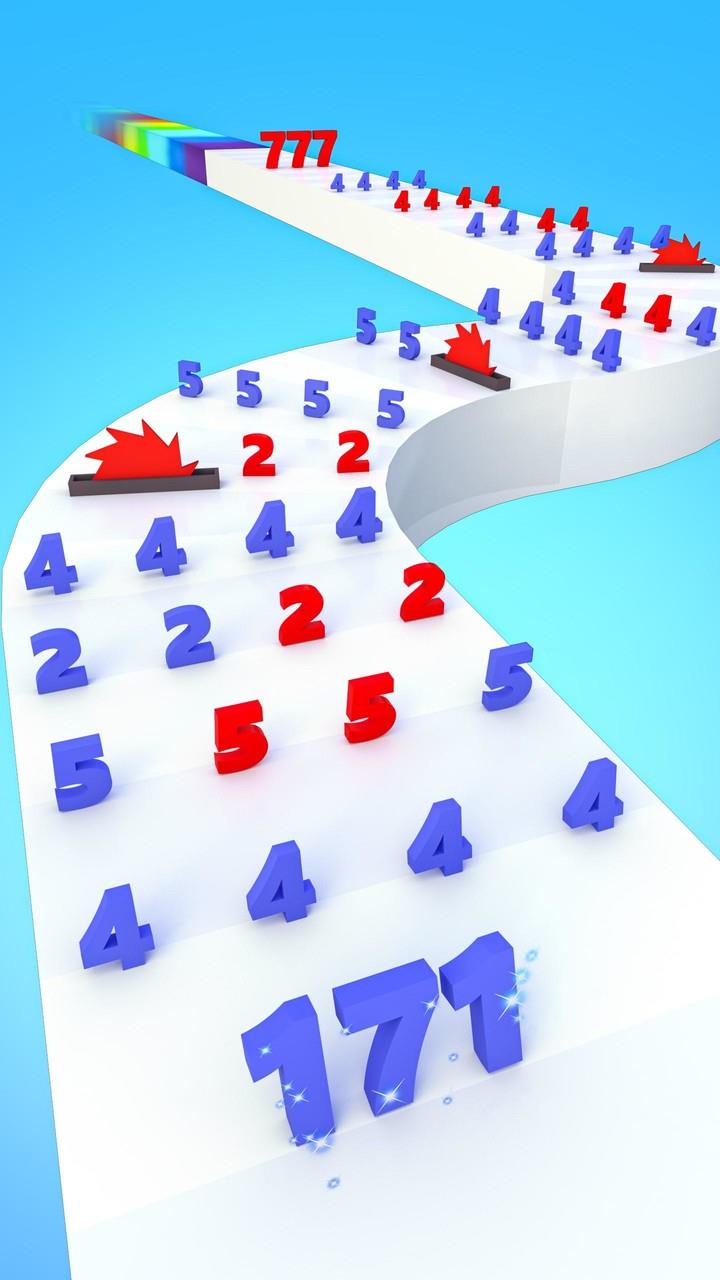 Number Run & Merge Master Game ภาพหน้าจอ 2