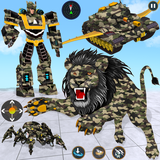 Army Tank Lion Robot