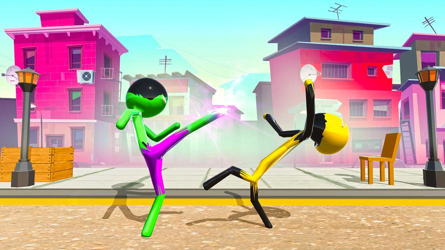 Stickman Ninja Fight: Ropehero スクリーンショット 0