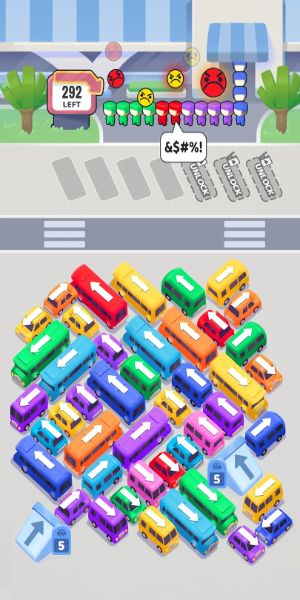 Bus Frenzy : Station Shuffle 스크린샷 2