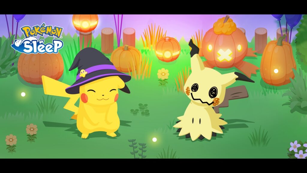 Er zijn veel snoep, bessen en spooktypen in Pokémon Sleep deze Halloween!