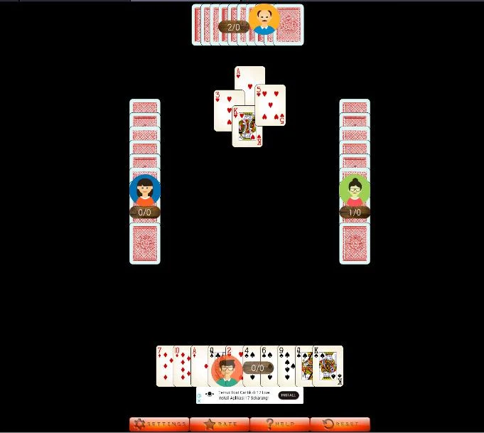 SPADES CallBreak by bejogame 스크린샷 1