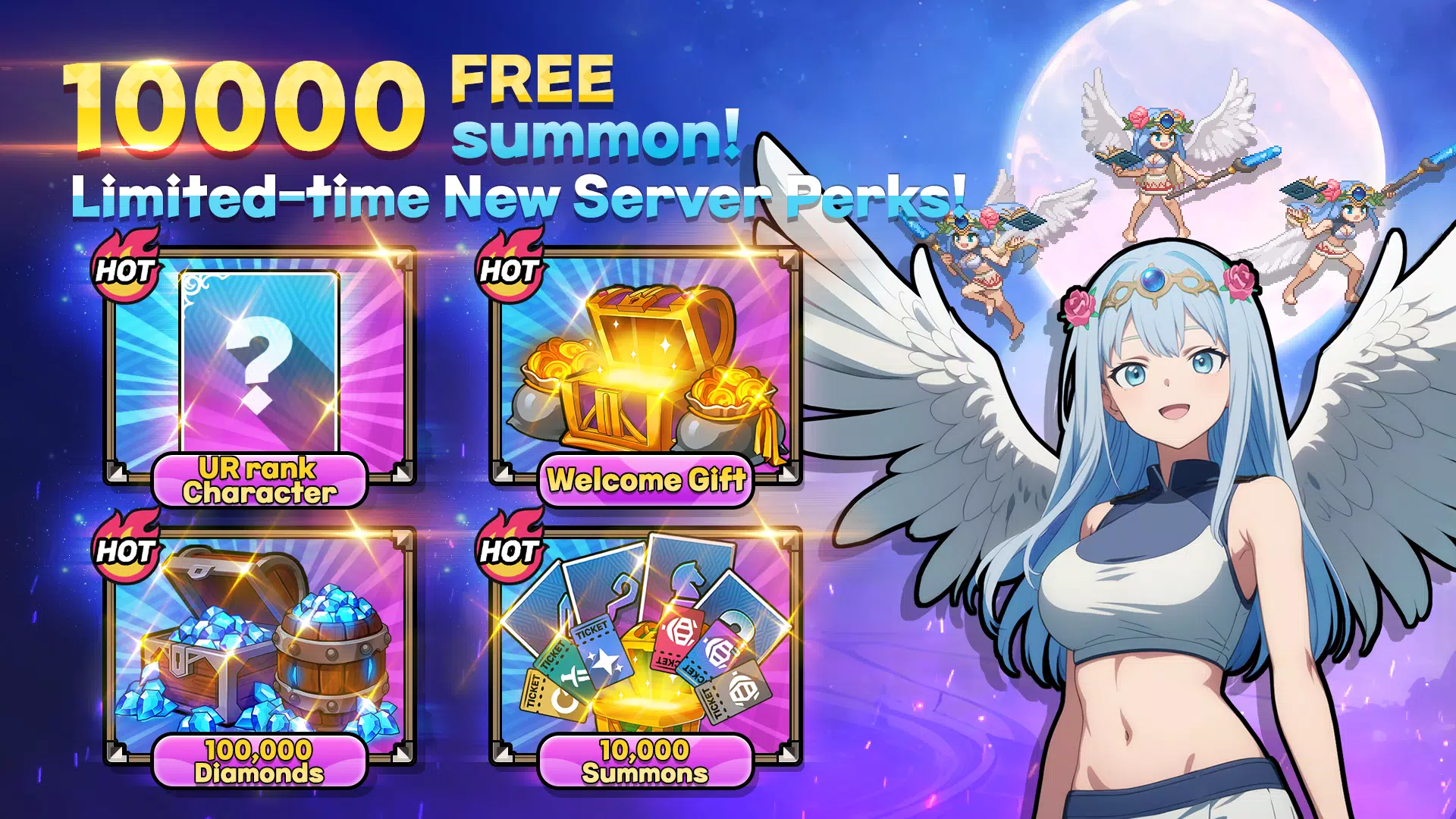 Conquest Girls: AFK Idle RPG ภาพหน้าจอ 1