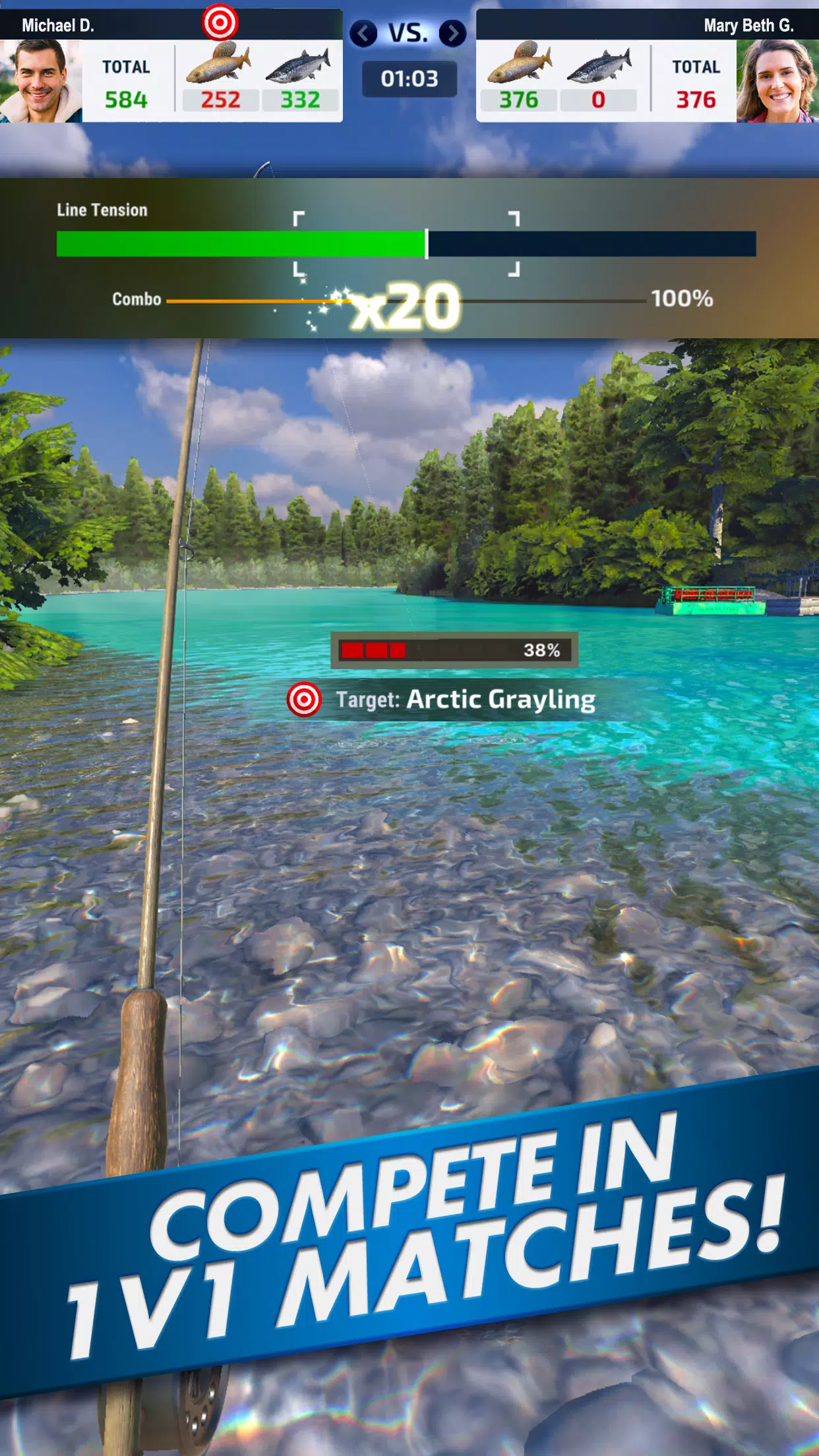 Schermata Ultimate Fishing! Fish Game 1