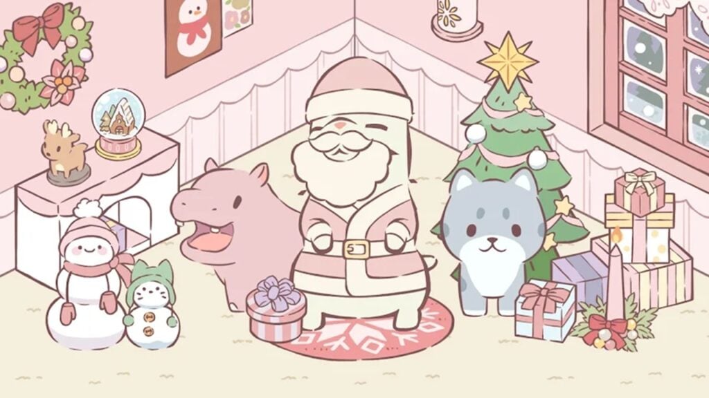 고양이와 수프 공개 아늑한 핑크 크리스마스 업데이트!