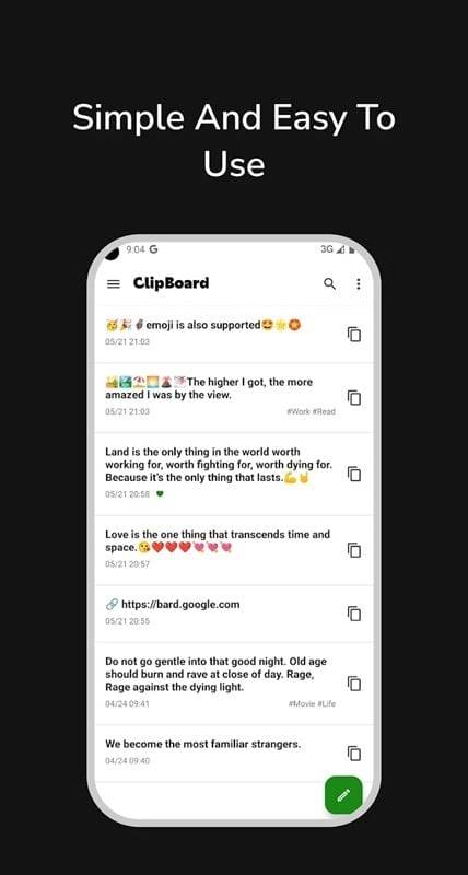 Clipboard ဖန်သားပြင်ဓာတ်ပုံ 2