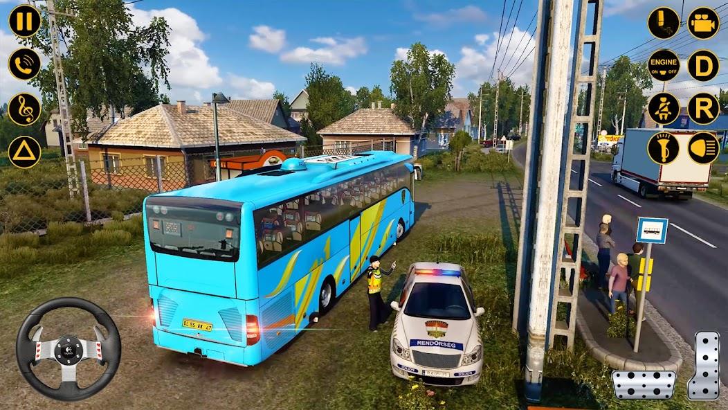 Coach Bus Simulator Games Mod ဖန်သားပြင်ဓာတ်ပုံ 3