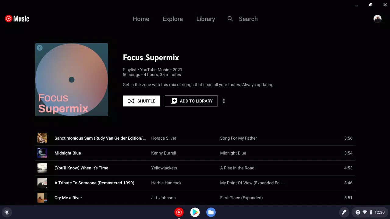 YouTube Music for Chromebook Скриншот 2