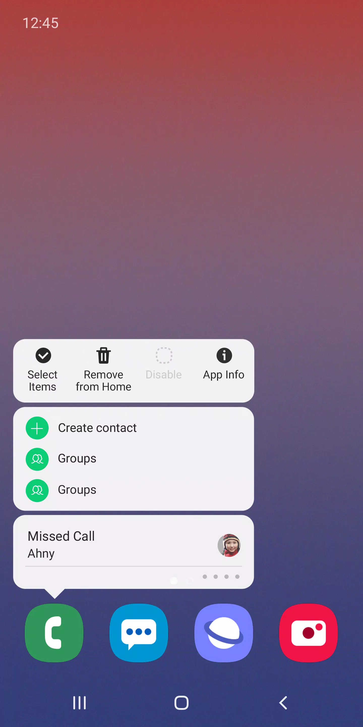 Samsung One UI Home Captura de tela 2