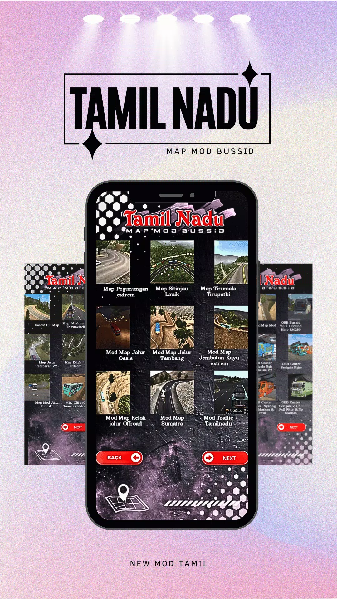 Tamil nadu map mod bussid Captura de pantalla 2