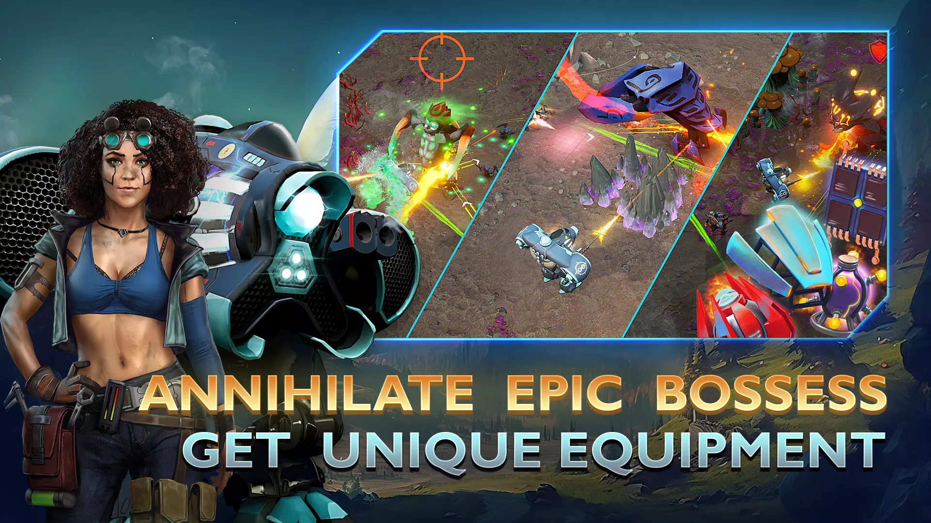 Mech vs Aliens: War Robots RPG Captura de pantalla 1