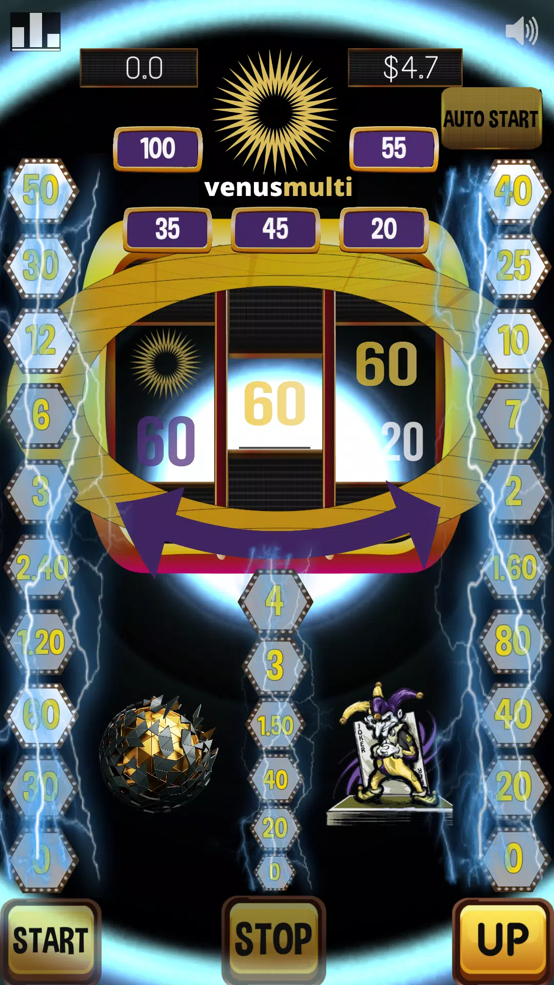 Venus multi slot machine – sun Screenshot 3