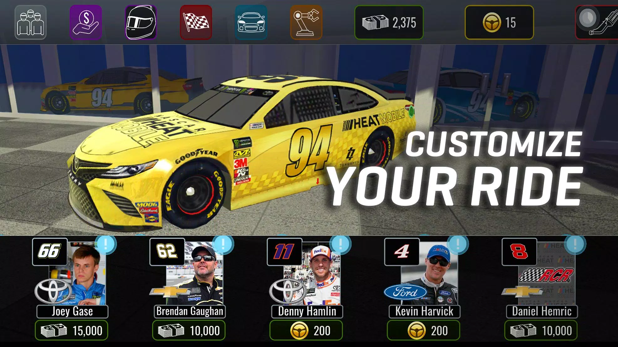 NASCAR Heat Mobile应用截图第1张
