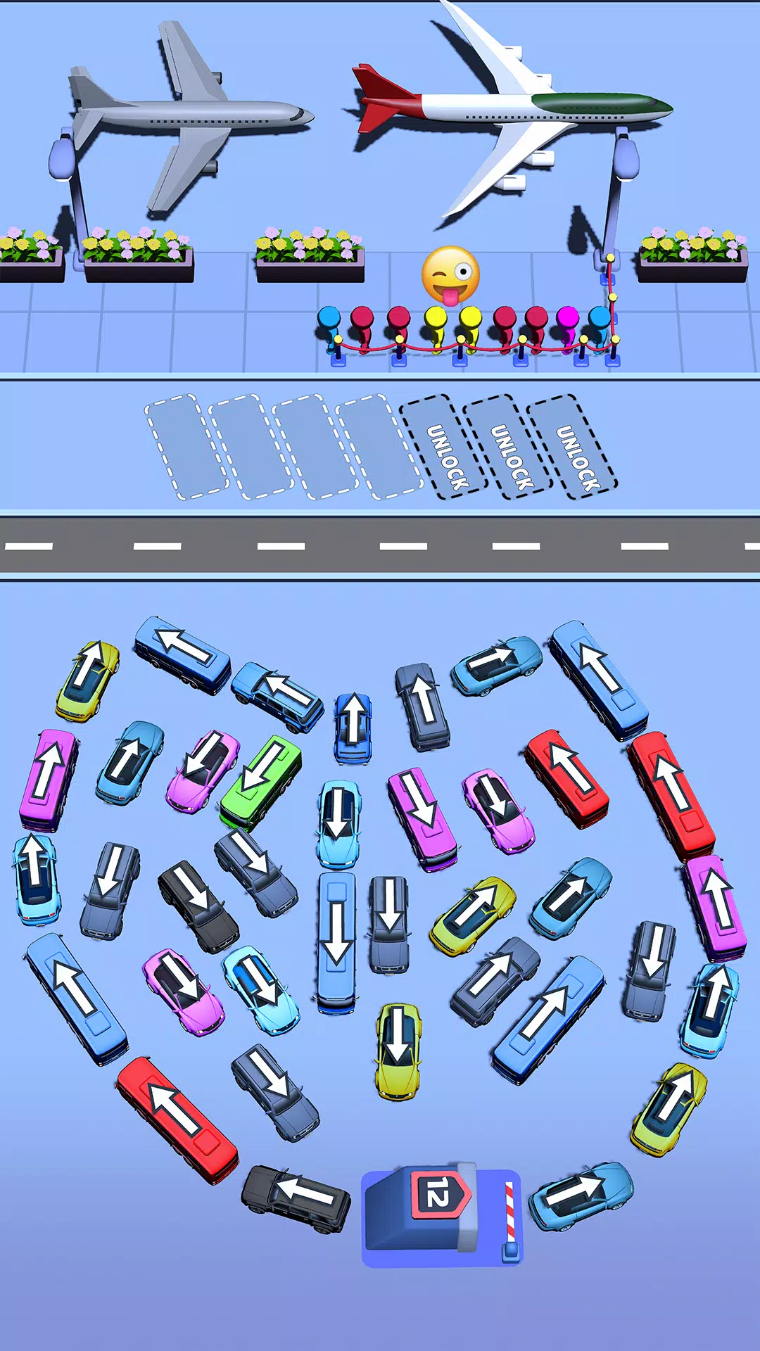 Bus Swipe: Car Parking Jam Schermafbeelding 3