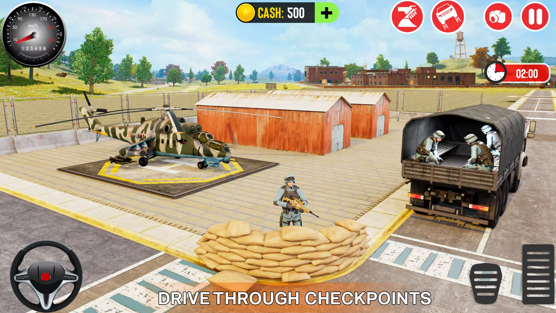 Army Car Games Truck Driving Captura de tela 3