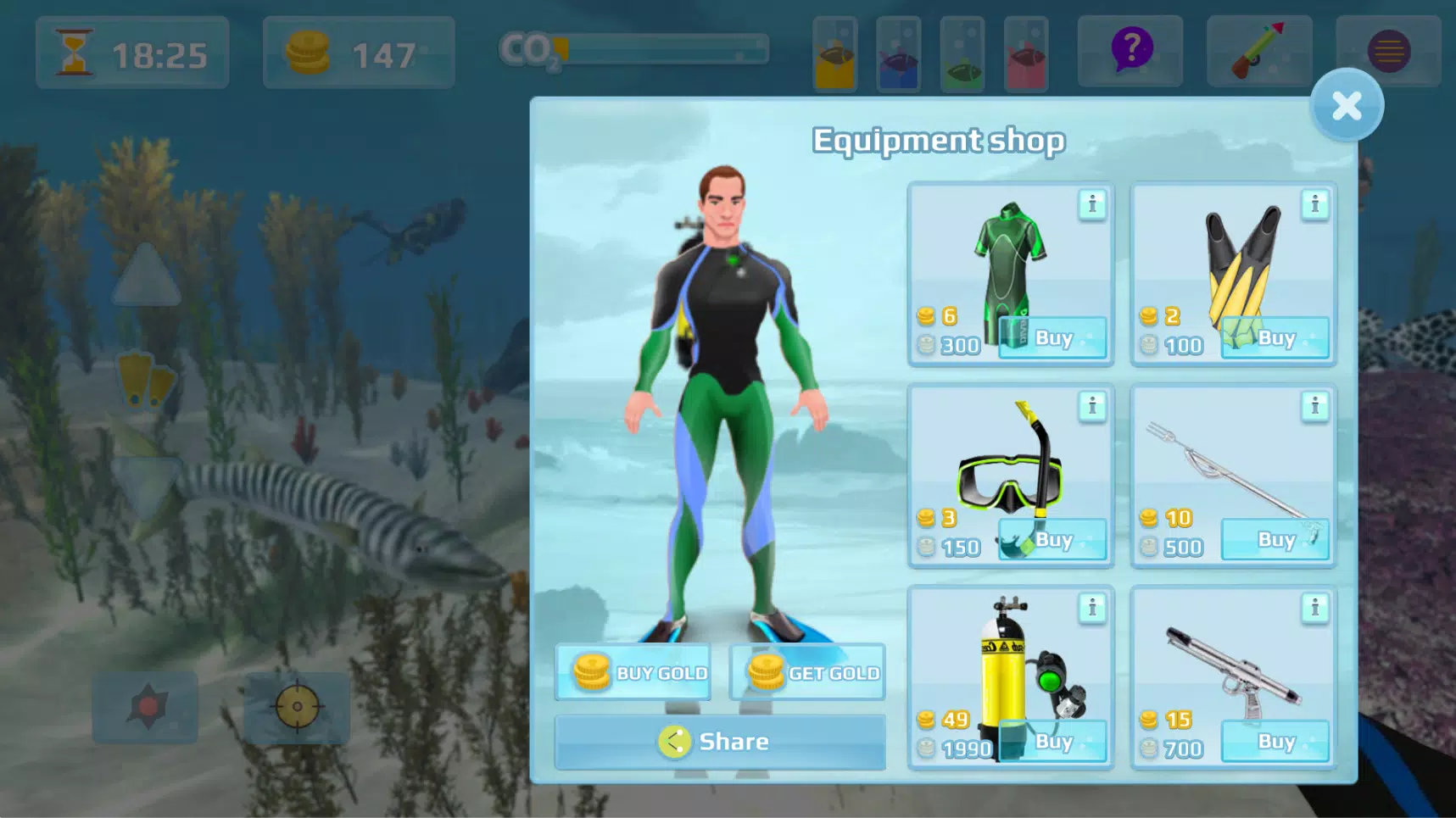 Schermata Hunter underwater spearfishing 2