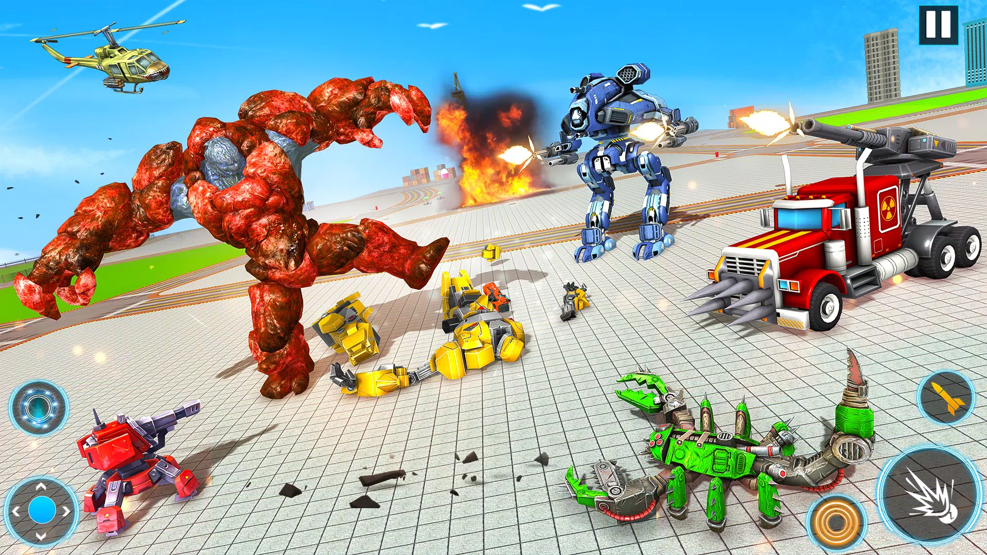Snake Robot Game - Stone Robot Zrzut ekranu 2