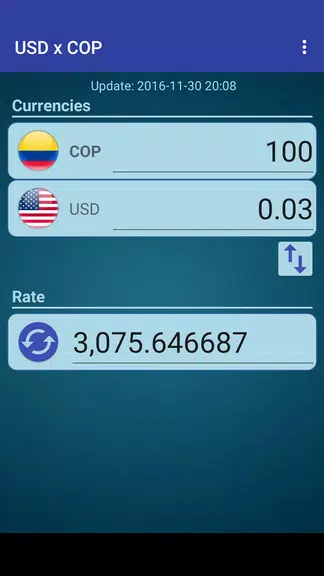 US Dollar to Colombian Peso स्क्रीनशॉट 1