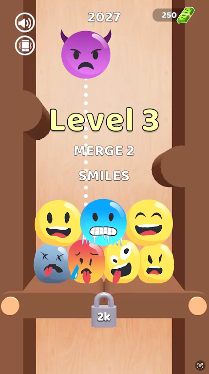 Emoji Blitz: Merge Puzzle Game Captura de pantalla 0