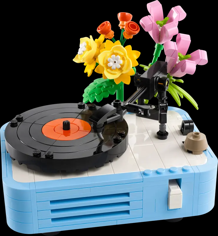 Créateur LEGO 3-en-1 - joueur de disques avec des fleurs