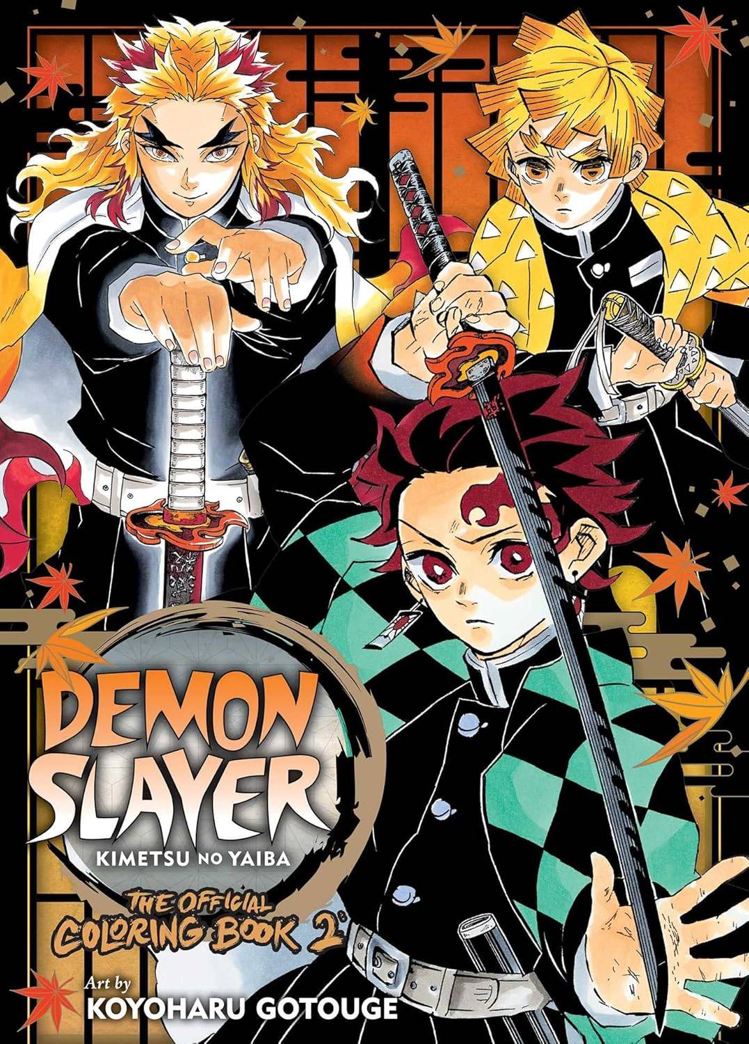 Demon Slayer Coloring Book 2 Cover