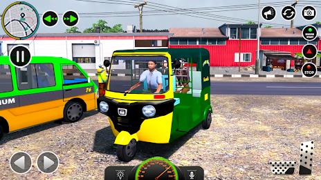 US Tuk Tuk Auto Rickshaw Games Captura de pantalla 2