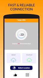 Turbo VPN - Fast Secure VPN Tangkapan skrin 0