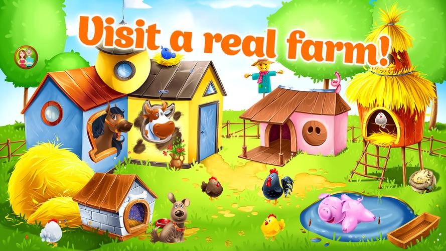 Kids Animal Farm Toddler Games স্ক্রিনশট 0