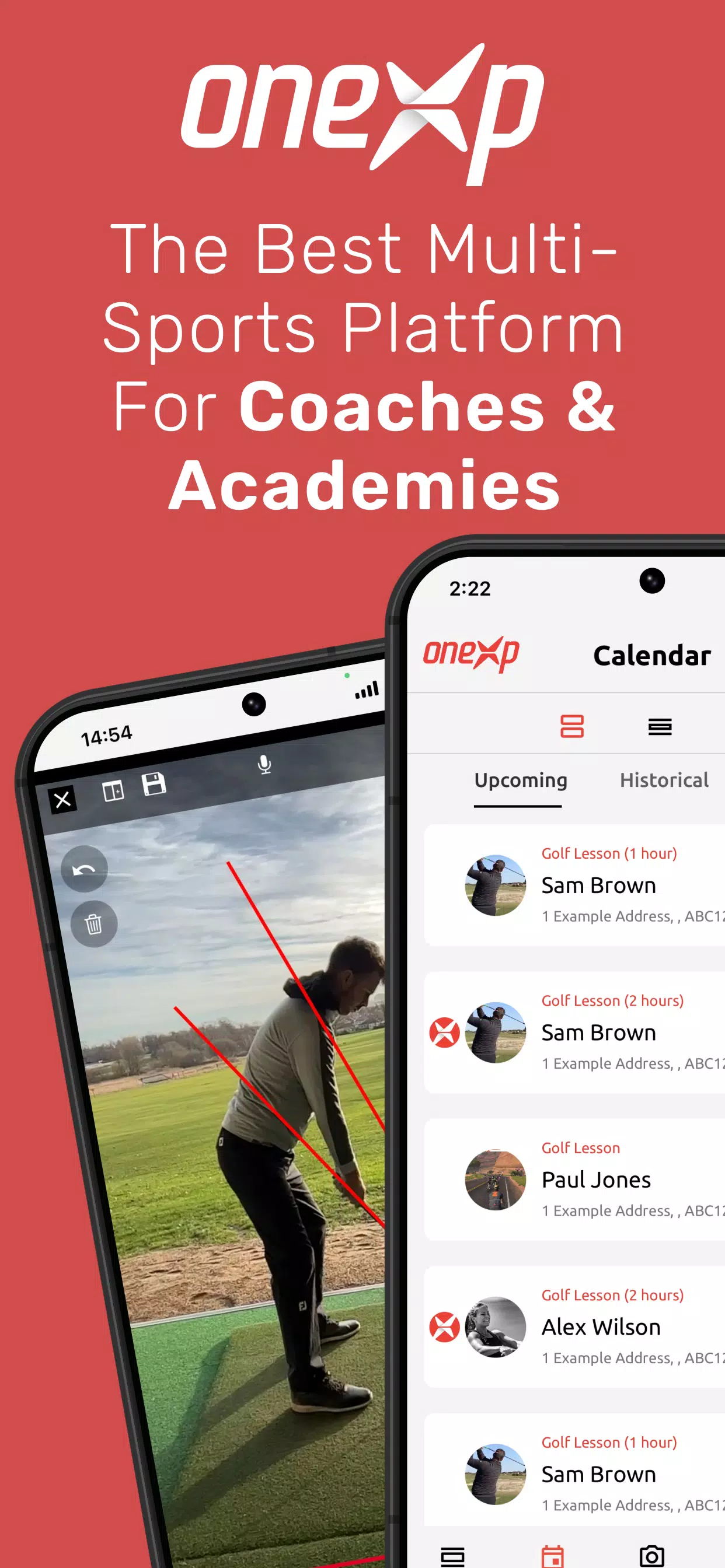 OneXp: Sports Coaching App Captura de tela 0