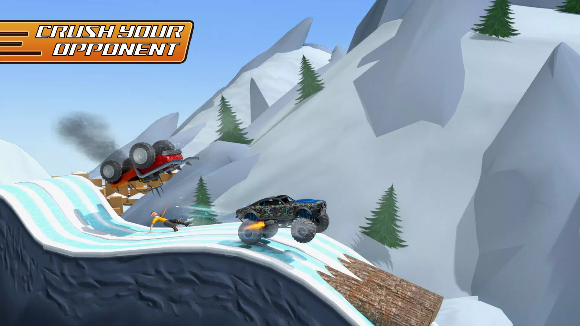 Uphill Racing - Hill Jump Game Screenshot 1