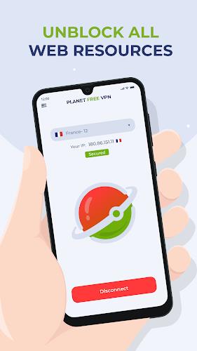 Free VPN Proxy by Planet VPN Tangkapan skrin 3