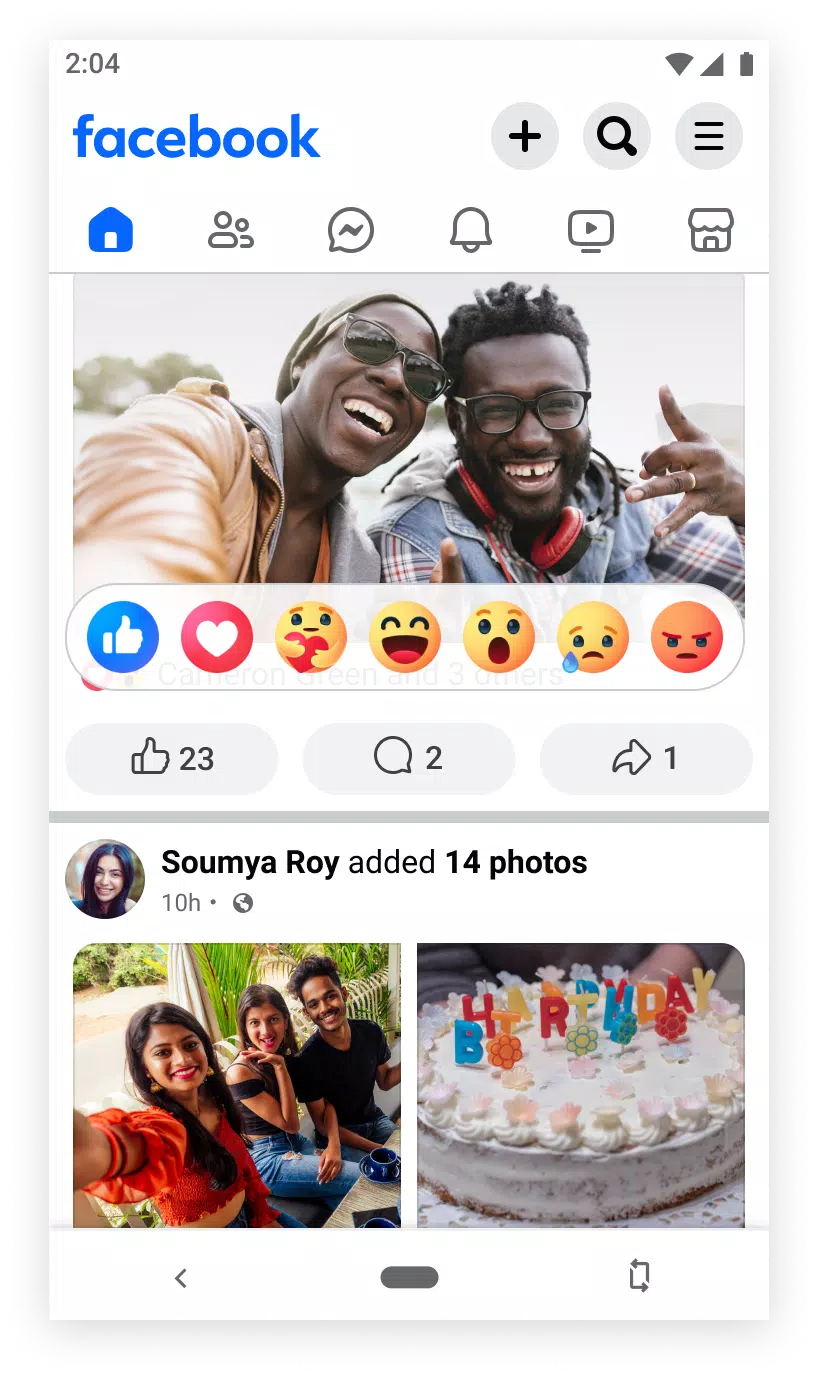Facebook Lite Скриншот 1