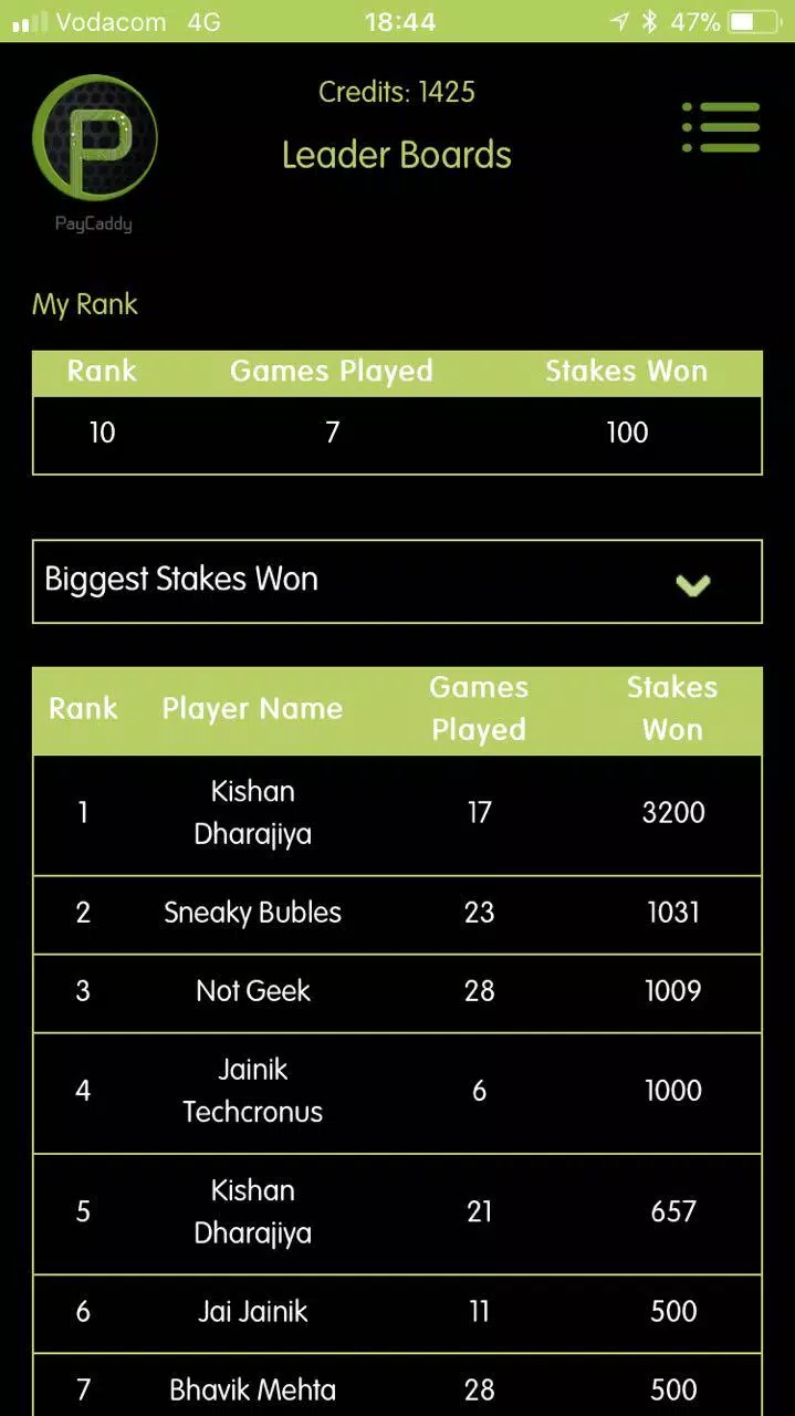 PayCaddy Captura de tela 2