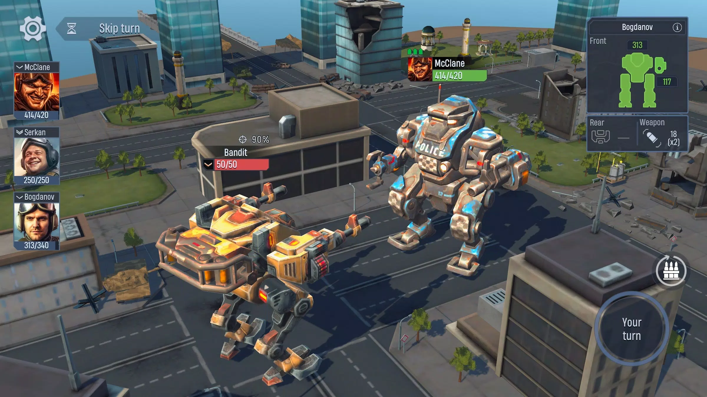 Concern: Mech Armored Front Zrzut ekranu 0
