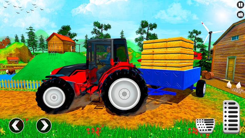 Farmer Tractor Farming Game 3D स्क्रीनशॉट 2