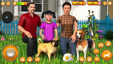 Pet Dog Family Adventure Games স্ক্রিনশট 1