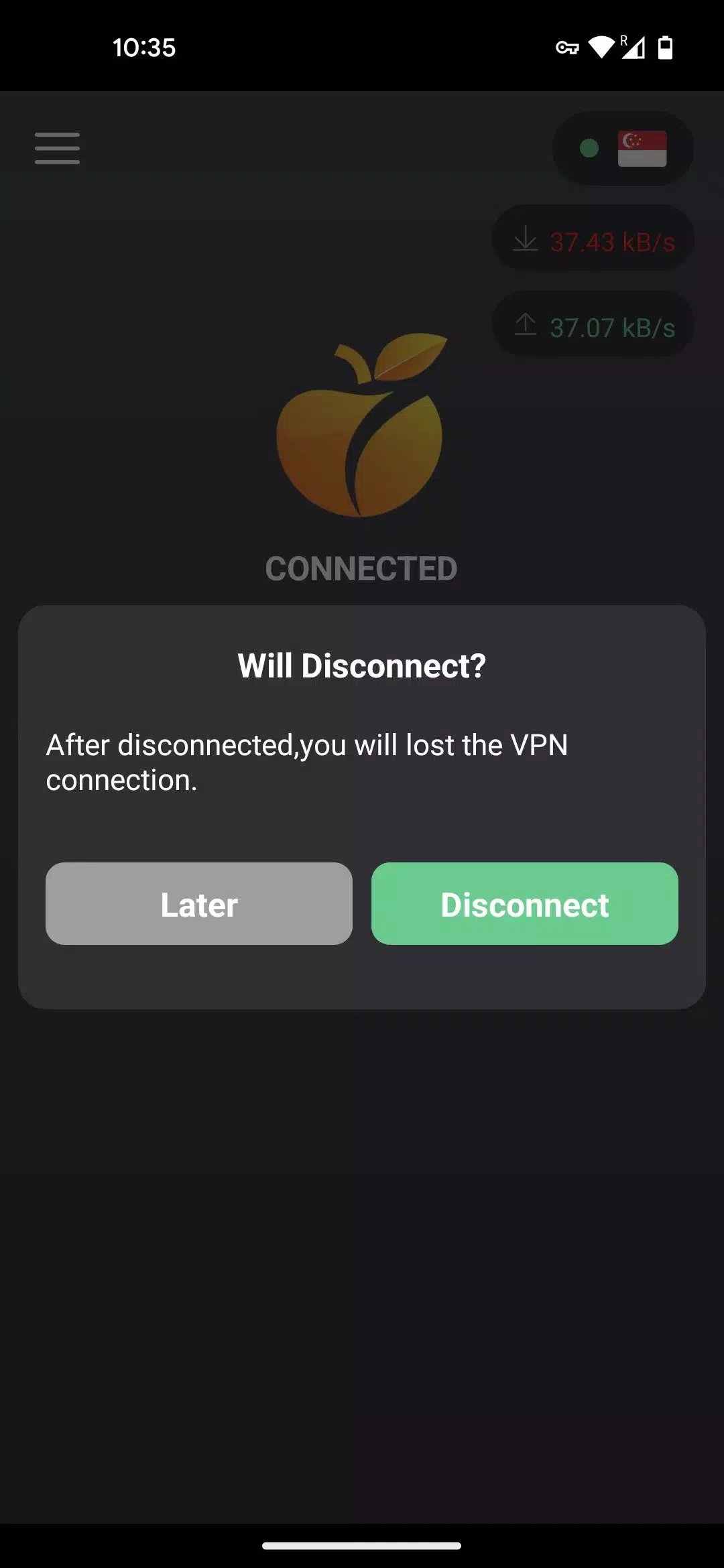 OraVPN Capture d'écran 3