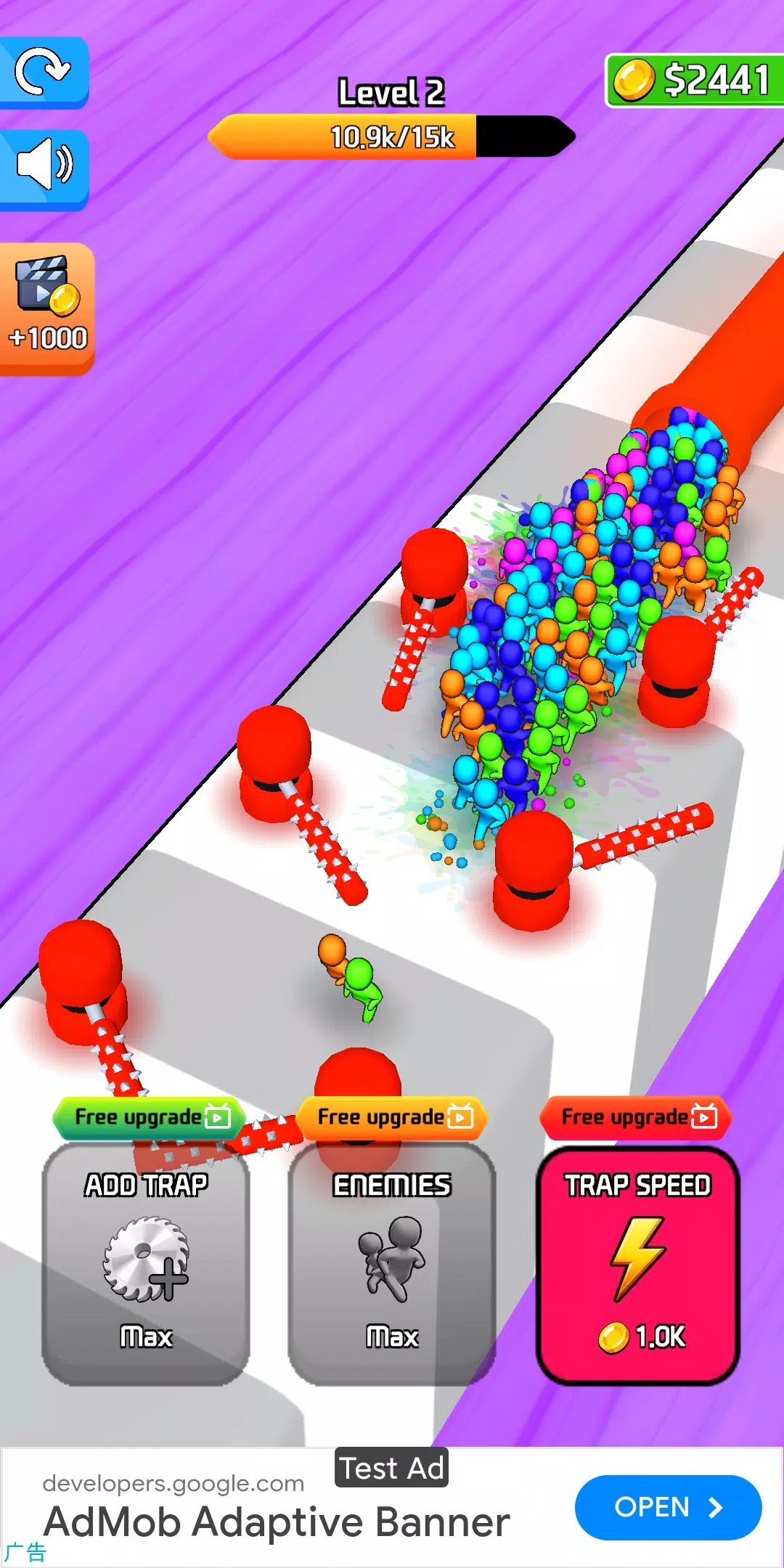 Idle Trap Expert:Road Forbid Captura de tela 3