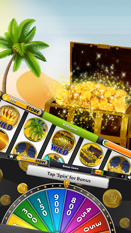 Desert Treasure Slot Machine 7 Captura de pantalla 2