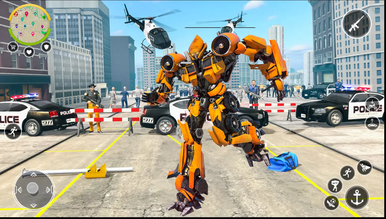 Robot Hero 3D: Robot Transform Tangkapan skrin 1