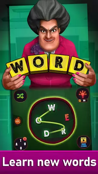 Scary Teacher : Word Games Screenshot 2