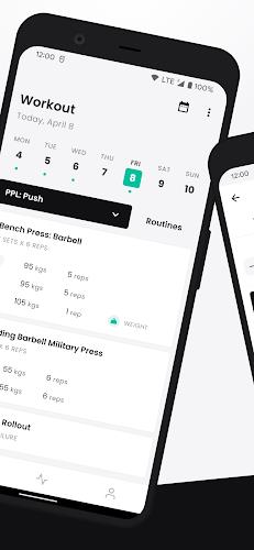 FitHero - Gym Workout Tracker Ảnh chụp màn hình 1