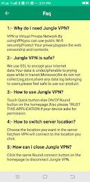 Schermata Jungle VPN 3