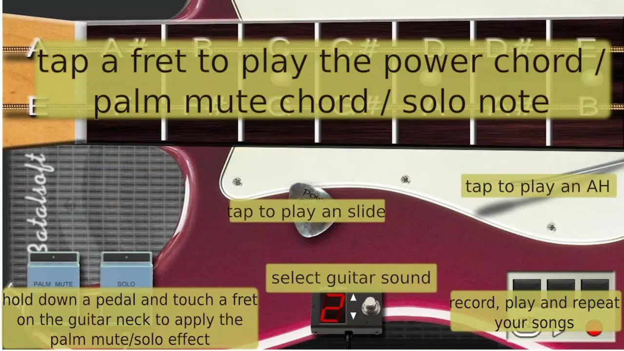 Power guitar HD ဖန်သားပြင်ဓာတ်ပုံ 3
