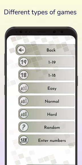 1-19 Number Game Ảnh chụp màn hình 2