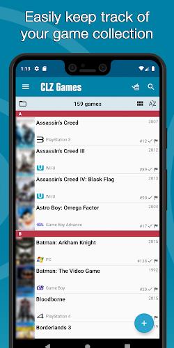 Schermata CLZ Games: video game database 0