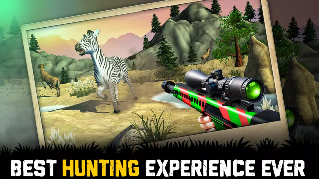 Wild Animal Hunting 3D Offline スクリーンショット 2