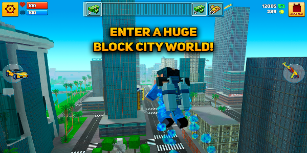 Block City Wars: Pixel Shooter ภาพหน้าจอ 1