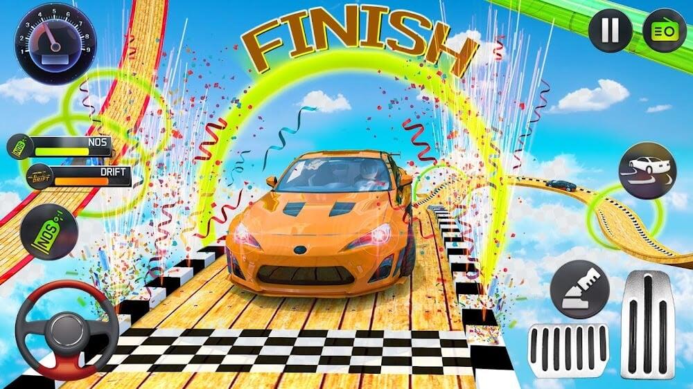 Mega Ramp Car Stunts Race應用截圖第3張