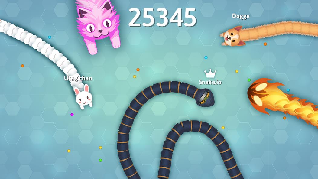 Snake.io - Fun Snake .io Games Mod ภาพหน้าจอ 0